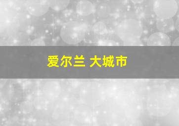 爱尔兰 大城市